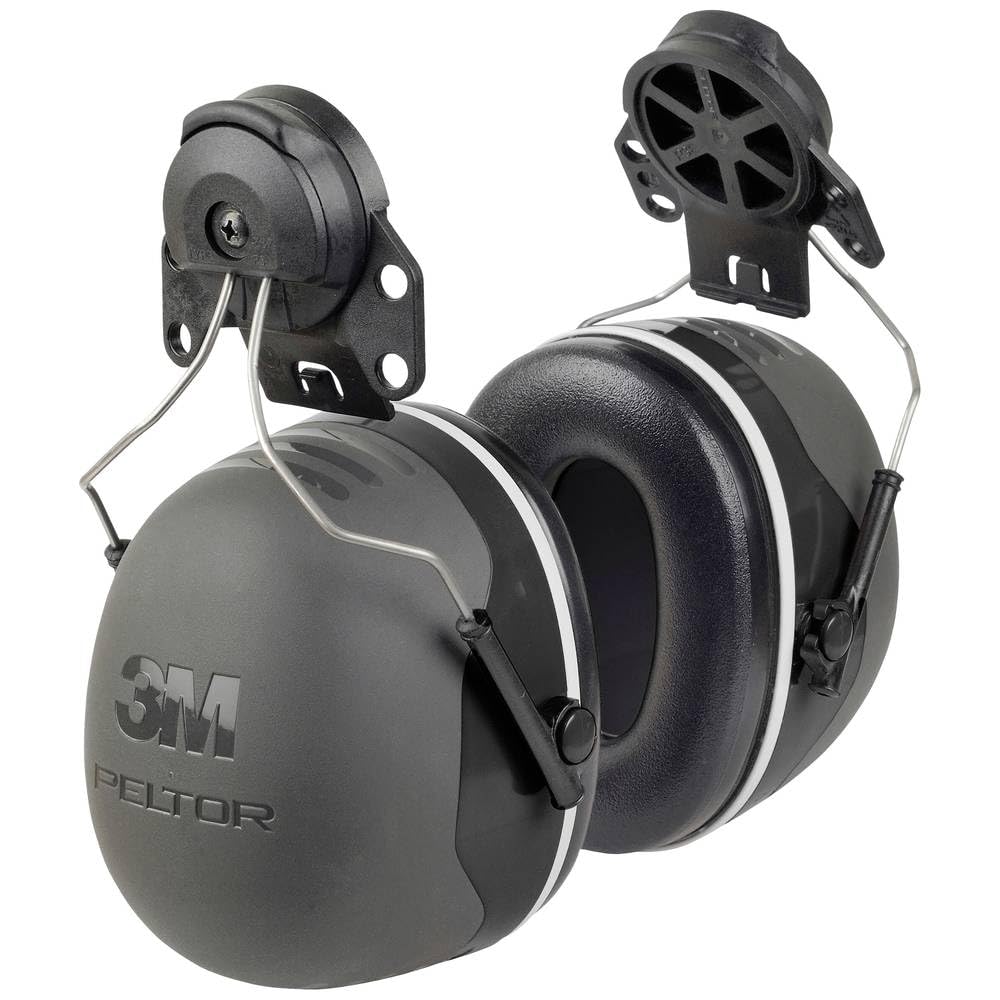 3M Peltor X5P3 35 dB Helmet Mounted Earmuffs - Black