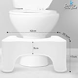 ATEK Bathroom Toilet Stool Squatting Potty Anti Slip Durable Medical Plastic view 2