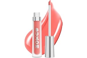 BUXOM Full-On Plumping Lip Cream, Hydrating Lip Plumper Gloss with Peptides & Hyaluronic Acid, High-Shine Tinted Formula for Fuller, Softer Lips, Cruelty-Free