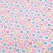 iNee Pink Floral Fat Quarters Quilting Fabric Bundles, Sewing Fabric for Quilting Crafting, 18