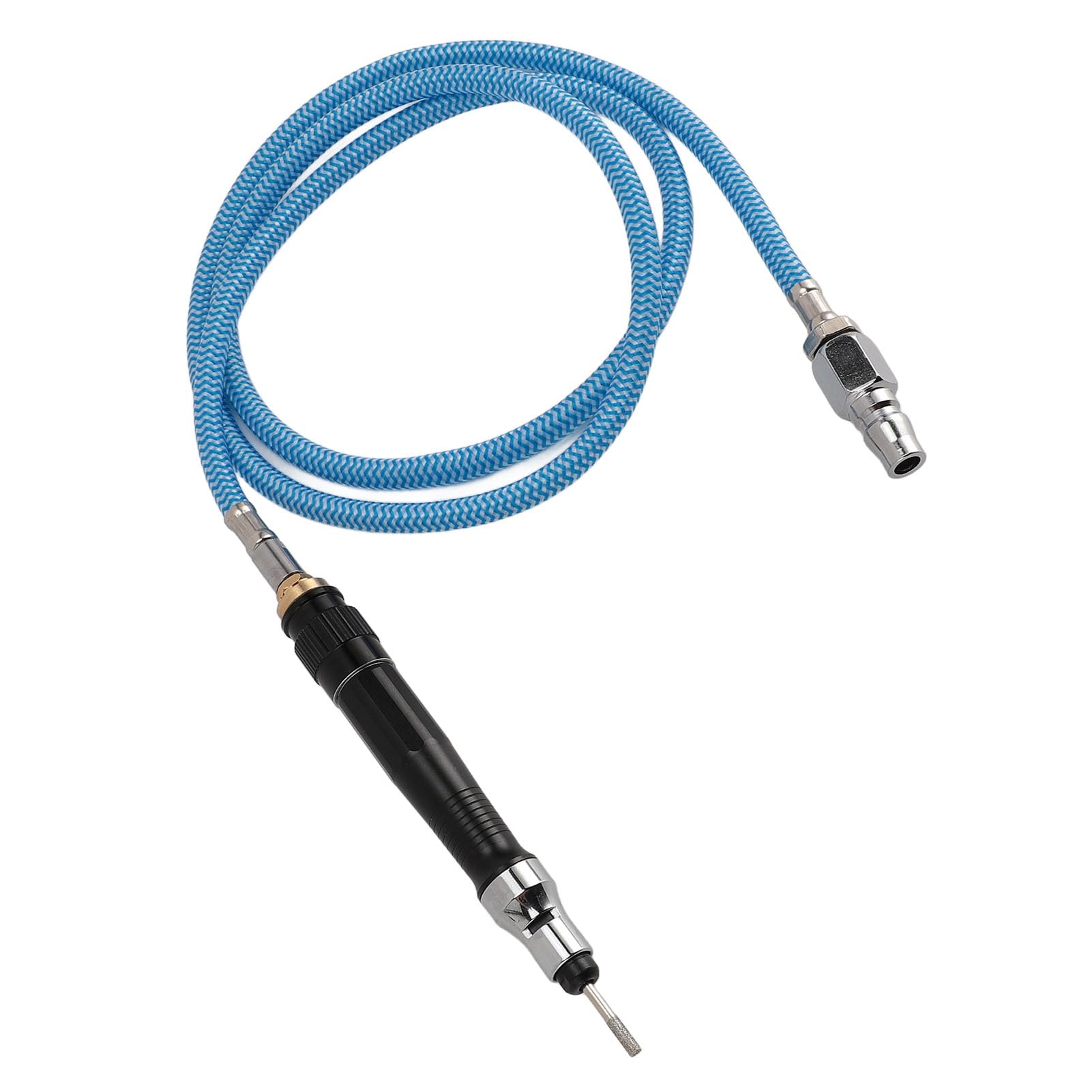 70000 RPM Air Pencil Grinder Mini Polishing Cutting Tool with 3mm Collet & 10 Bits Alloy Steel Tungsten Material Multifunctional Ideal for Automotive Industry Aerospace Metal