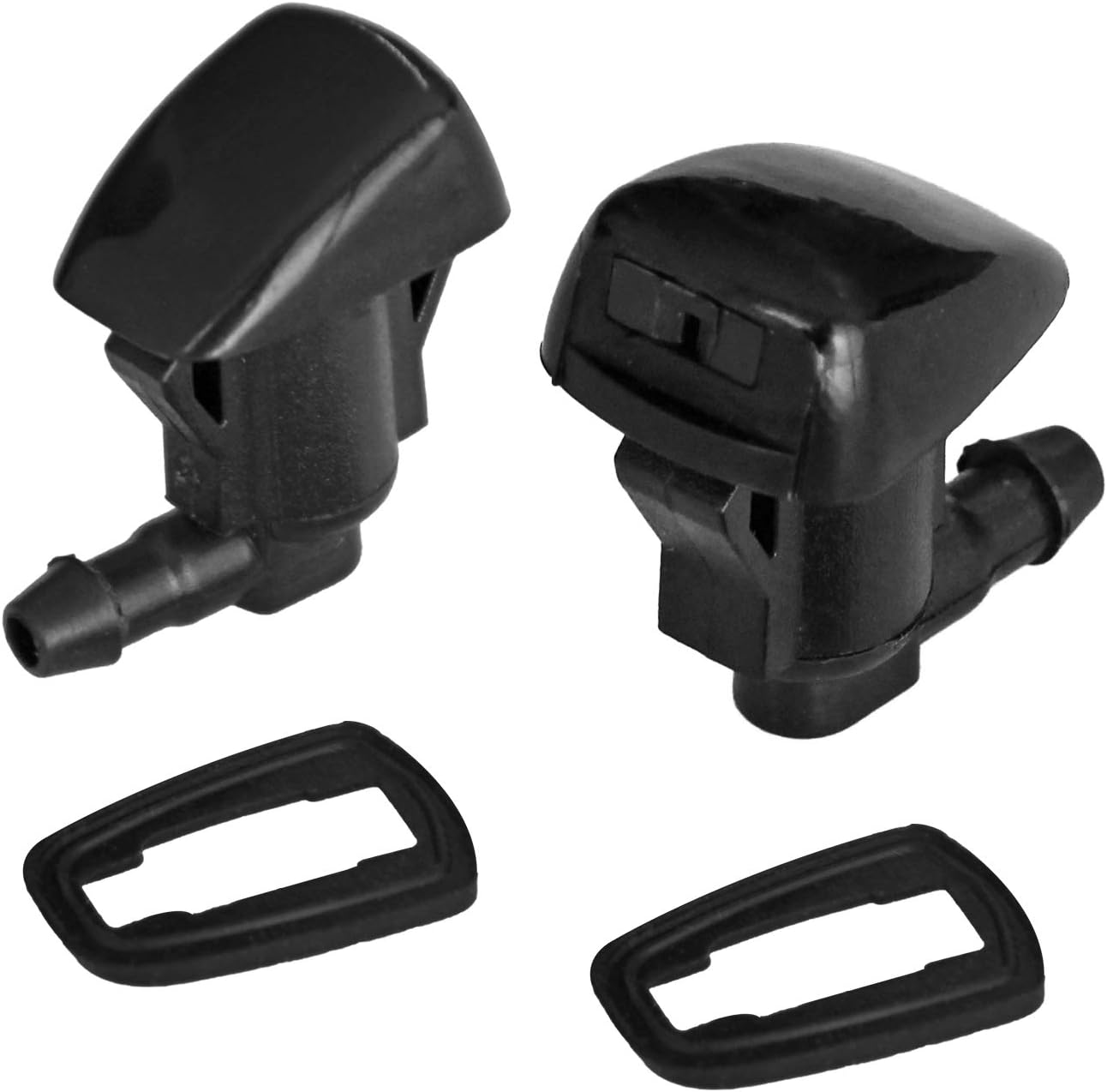 Windshield Washer Nozzle Jet Kit 2PCS Fit For 2004-2010 Toyota Sienna, 2005-2012 Toyota Corolla, 2004-2008 Toyota Solara, 2000-2005 Toyota Tundra,Replaces OEM #: 85381-AE020