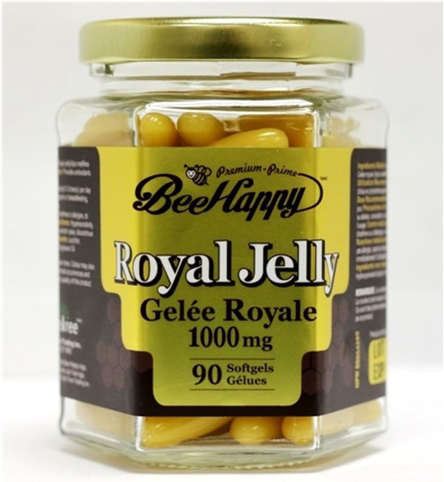 Bee Happy Royal Jelly 1000mg, 90 softgels