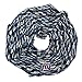 NFL New York Giants Infinity Space Dye Cozy Scarf, One Size, Royal/Black/Grey