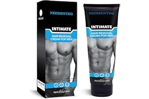 NEOMENTDG Hair Removal Cream For Men, Intimate/Private Hair Removal Cream for Men - Painless, Flawless, Soothing Depilatory for Unwanted Male Hair In Intimate/Private Area, Suitable For All Skin Types