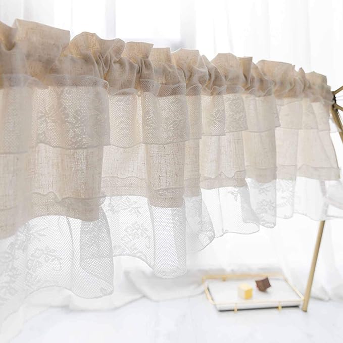 GMF Cortina De Café Cortinas Habitacion Media Cortina Visillos Cortos