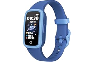 TICTIKY Fitness Tracker Watch with Amoled Screen, Activity Tracker No Phone Needed, Sleep Monitor, 3ATM Waterproof, Pedometer