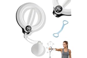 Infinity Arm Hoop, Infinity Hoop for Arms and Shoulder Exercise Equipment, Smart Arm Exerciser with Digital Counter, 360° Han