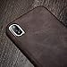 Case Compatible iPhone Xs and X, X-Level [Vintage Series] Premium PU Leather Slim Fit Ultra Light Soft Touch Protective Mobile Cell Phone Case Cover Compatible Apple iPhone Xs (2018)/X(2017)-Coffee