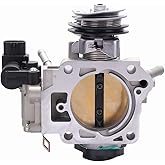 SCITOO Electronic Throttle Body Assembly Compatible with 2003-2005 for Honda for Accord, 2003-2006 for Honda for Element, 2.4L, Replace TB1261, 16400PZDA11 Automotive Throttle