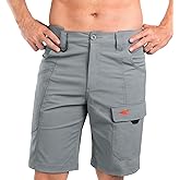 KastKing Rekon Men's Fishing Cargo Shorts, Quick Dry Casual Hiking Shorts for Men, Travel Golf Camping Tactical