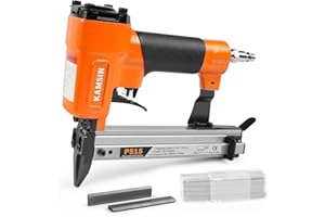 KAMSIN P515 Pneumatic Flexible Point Driver with 1000PCS 5/8-Inch Length Flexible Points, Picture Framing Nailer with Safety Switch for Picture Frame