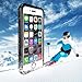 Waterproof iPhone 6/6s Case, EFFUN IP68 Certified Waterproof Underwater Cover Dirtproof Snowproof Shockproof Case with Cell Phone Holder, PH Test Paper, Stylus Pen and Inflatable Floating Strap Black
