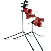 Heater Sports Slider Lite 360 Baseball Pitching Machine with Automatic Ball Feeder - Accurate 360-Degree Delivery, Durable and Portable Training Tool for All Ages