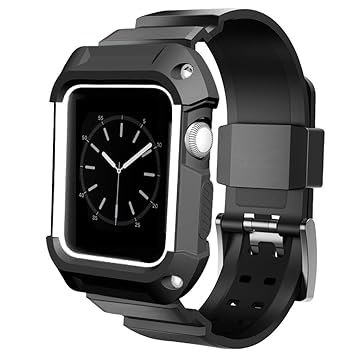 Correa Apple Watch 38mm, TDRTECH Funda Protector con Correas para ...
