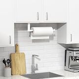 susswiff Paper Towel Holder Under Cabinet Stainless Steel Self-Adhesive Drilling view 7