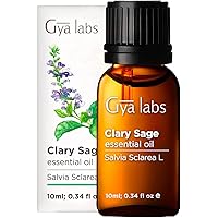 Gya Labs Clary Sage Essential Oil for Diffuser - 100% Pure Therapeutic Grade Clary Sage Oil Essential Oil - Clary Sage Essent