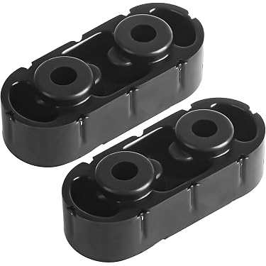 EMUSA 6-Hole Swivel Tail Pipe Hanger – Universal Exhaust Hanger For 1.5" To 2.5" Pipes, Fits Multiple Cross References