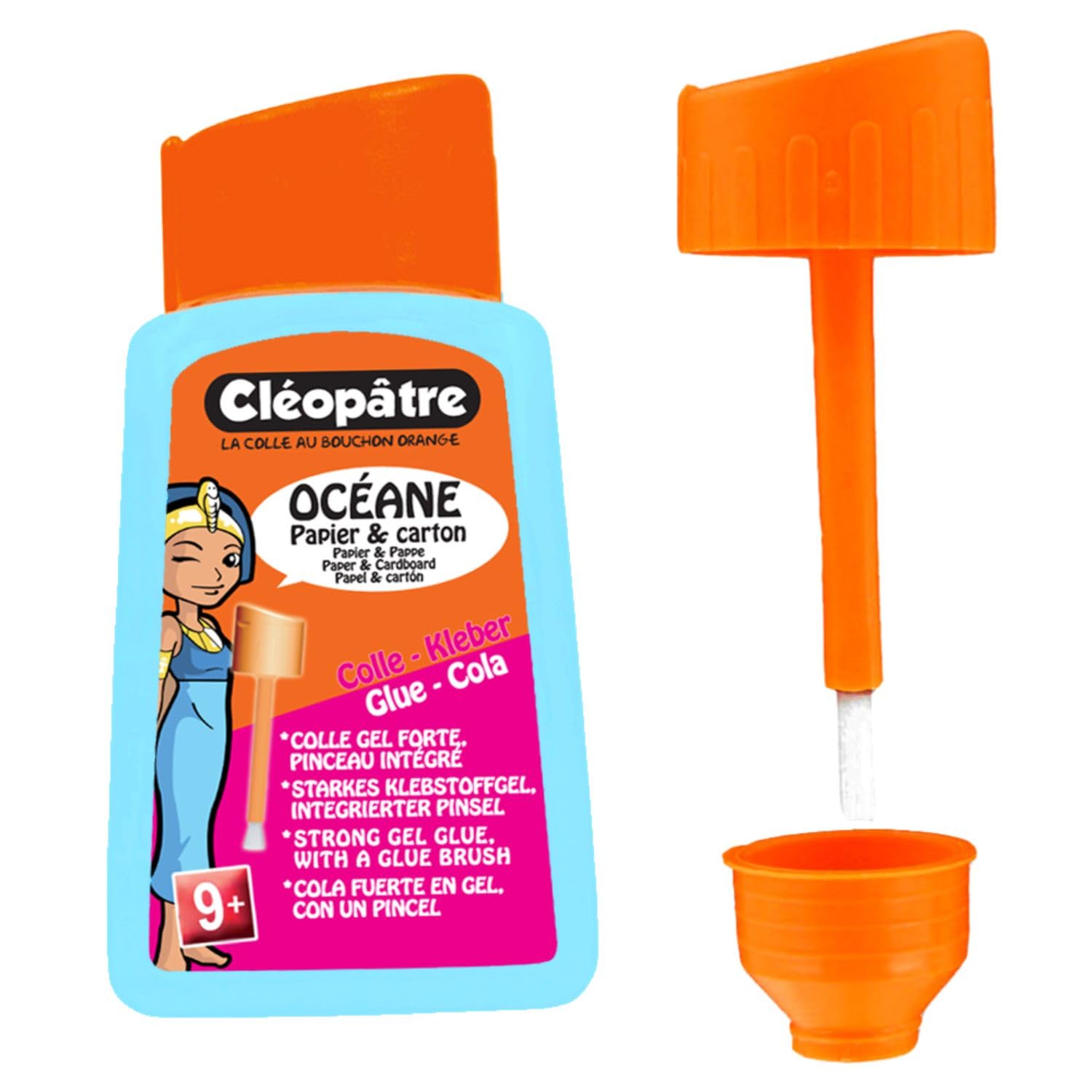 Cléopâtre Ocean Vial of Super Glue 80 g with Brush Cap