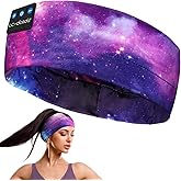LC-dolida Sleep Headphones Bluetooth Headband | Sleeping Wireless Headband Headphones, Thin HD Stereo Speakers, Perfect for Side Sleepers, Sport, Yoga, Travel