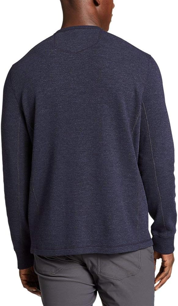 Eddie Bauer Men's Eddie's Favorite Thermal Henley Shirt at  Men’s Clothing store