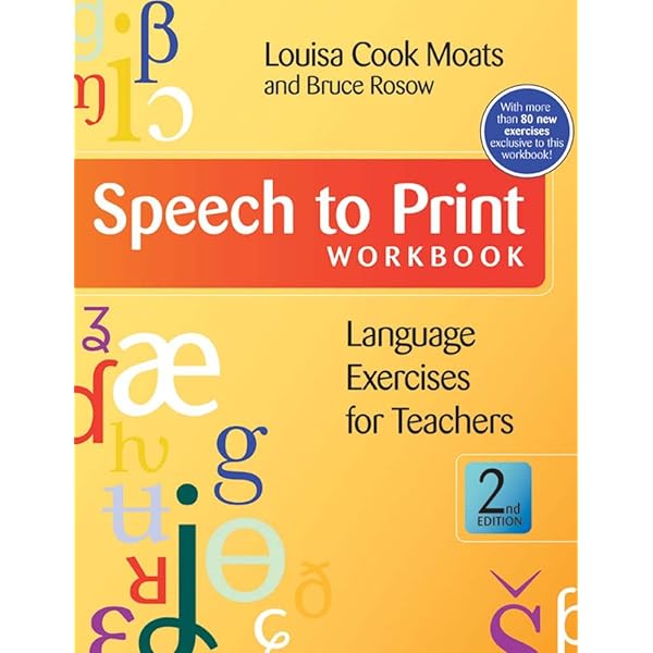Amazon.com: Speech to Print: Language Essentials for Teachers