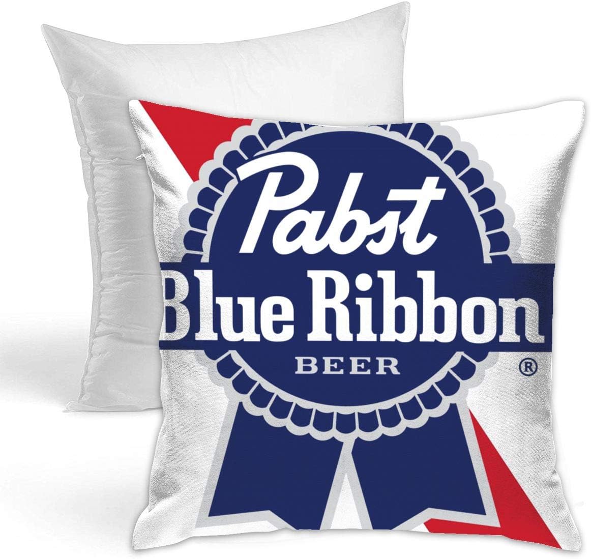 Amazon.com: HCZHUCK Decorative Pa-BST Blue Rib-Bon Beer Logo Throw