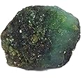 GEMHUB Untreated Rough Emerald Gemstones for Jewelry Making 53.00 Ct. Certified Uncut Raw Crystals and Healing Stones