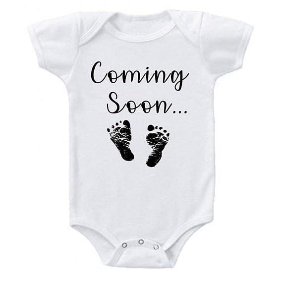 baby announcement romper