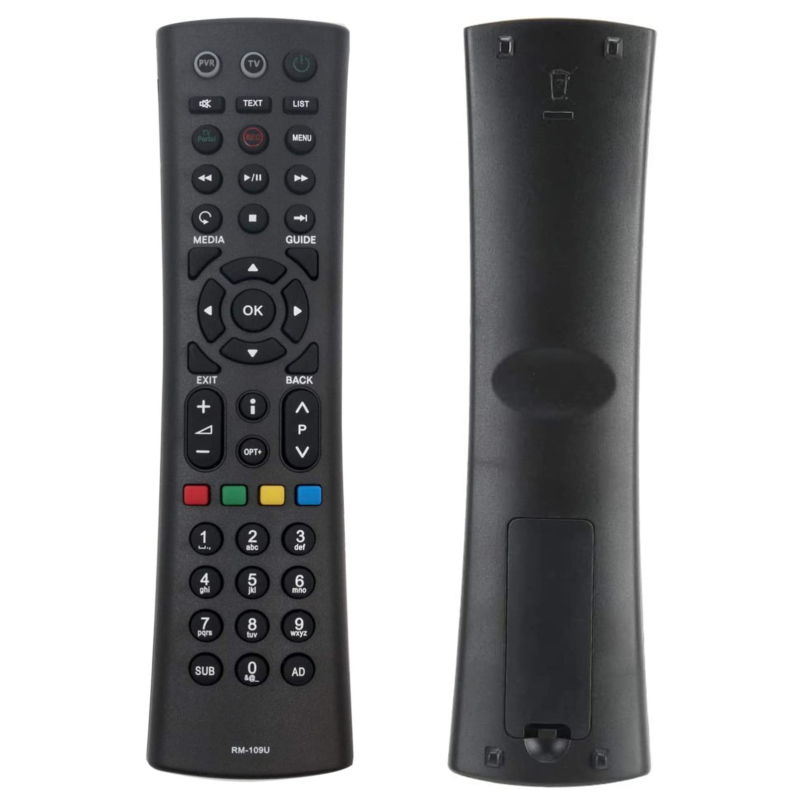 VINABTY RM-I09U Replaced Remote Control fit for Humax TV Recorder HDR-1000 HDR-1800T HDR-1100 HDR-2000T HDR1000 HDR1800T HDR1100 HDR2000T