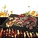 Grill Mats Easy to Clean Non Stick Reusable from BEENUS BBQ Grill Sheets Pad FDA Approved PFOA-Free Baking Mats Sheets Pad Barbeque Sheets Mats Grill Accessory 15.75 x 13 Inch Set of 2