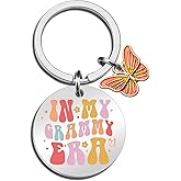 Cxulquvs Grandma Gifts Granny Keychain Birthday Mothers Day Gifts for Grandma From Grandkids Best Grandmas Gift Ideas for Grandmother