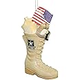 U.S. Army® Boot With U.S.A. Flag and Icons Ornamentfor Christmas