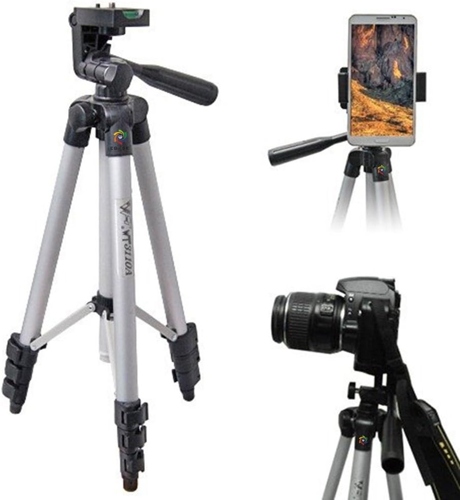 Professional Camera Tripod Stand Holder Fr iPhone 5 5S 5C Samsung Note 2 3 + Bag(Phone Holders are not Included)
