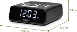 Roberts OrtusFM FM Digital Clock Radio with Dual Alarms and Large LCD view 2