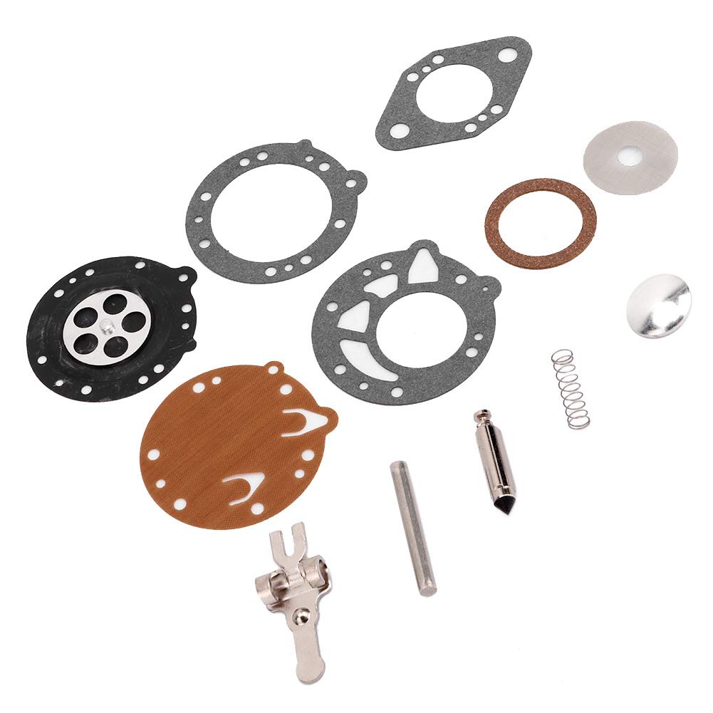 Carburetor Repair Kit, Metal and FAB Carb Repair Kit Replacement for 08 08S 070 090 Chainsaw TS350 TS360 for Zama RB-42