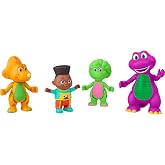 Barney Fisher-Price World Hey Friends Pack with 4 Figures | Toddler Toys to Make Up Adventures, Kids Ages 2+ Years