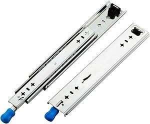 VADANIA Heavy Duty Drawer Slides, 14 Inch with Lock, VD2053, Full Extension Ball Bearing, 1-Pair