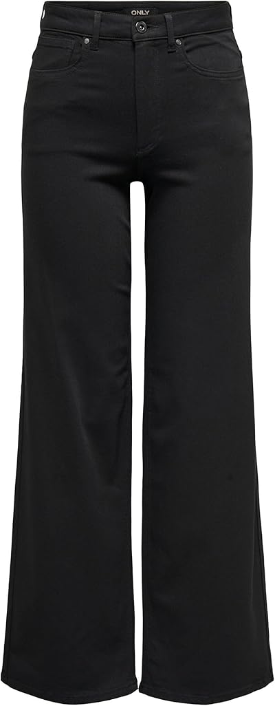 ONLY Female Jeans mit weitem Bein ONLMADISON Hohe Taille Weiter Beinschnitt Jeans