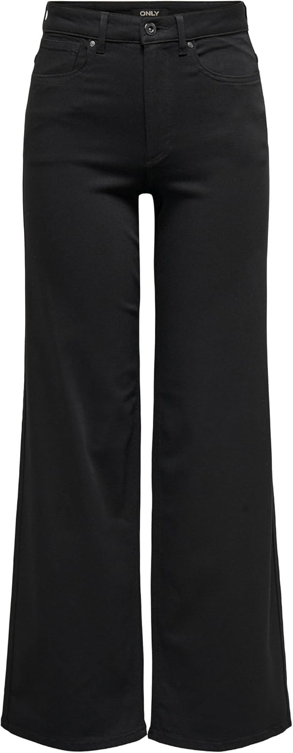 ONLY Female Jeans mit weitem Bein ONLMADISON Hohe Taille Weiter Beinschnitt Jeans