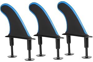 ADBEN 3pcs Soft Surfboard Fins with Screws 4.5 Inch Surf Fins for Soft Surfboard Longboard Surfing Accessories