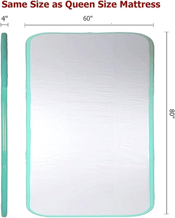 Amazon.com : Queen Mattress Size 80" x 60" x 4" Personal ...