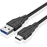 TNP USB Type C Cable (6 FT) - USB-C to USB-A Standard Type A Male to Male USB 3.0 SuperSpeed Connector Adapter Bi-Directional Wire Cord Plug for Charge & Data Sync