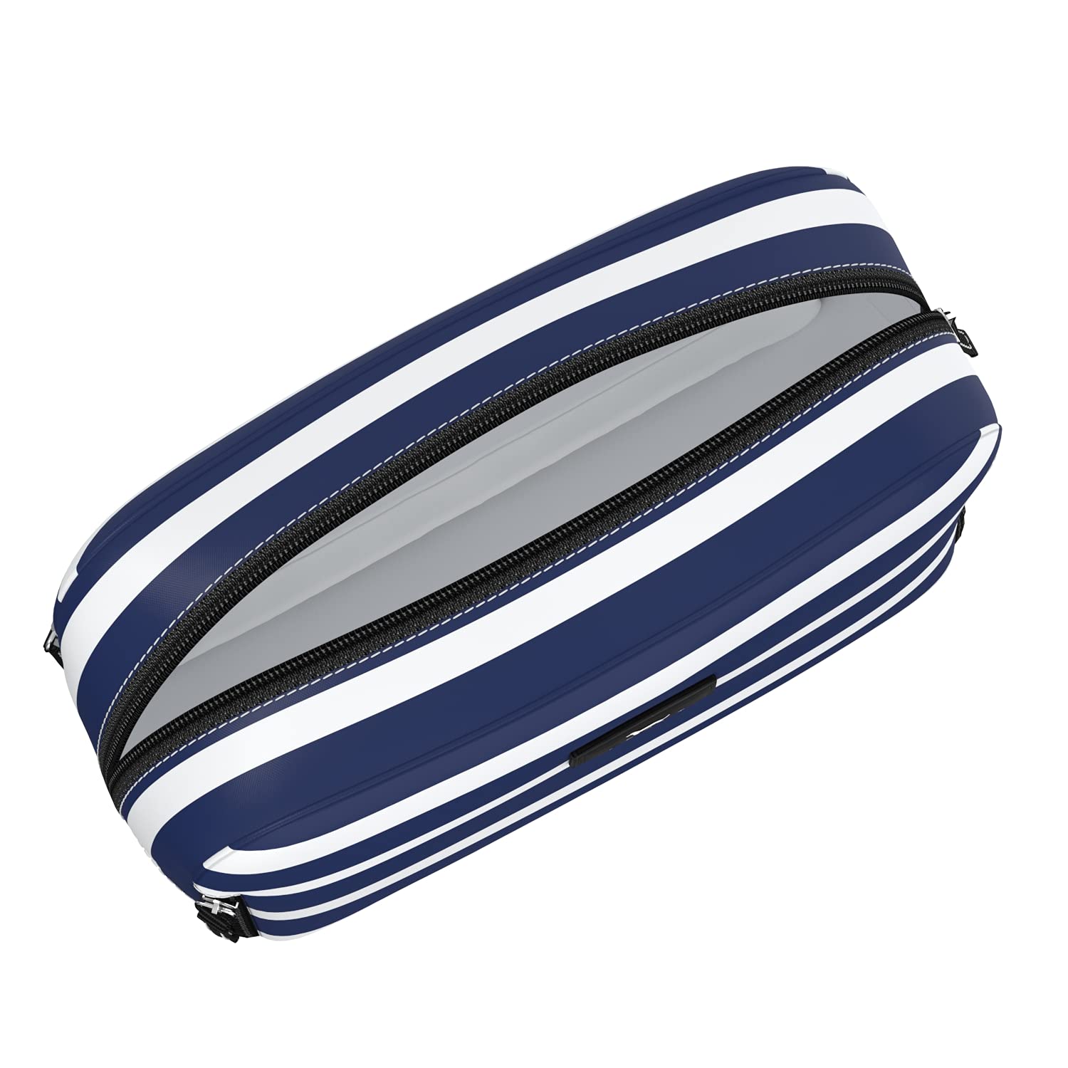 SCOUT 3-Way Toiletry Bag - Travel Makeup Pouch for Women with Three Zipper Compartments - Stands Upright, Wipes Clean