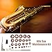 Alto Sax Repair Parts Kit 1 Set Alto Saxophone Pad Set Repair Parts Kit Screws + Neck Screw + Nuts + Reeds + Felt Columns Saxophone Springs Maintenance Kit Wind Musical Instrument Parts Accessori