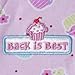 Halo 100% Cotton Sleepsack Swaddle Wearable Blanket, Pink Cupcake, Small