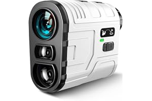 MOESAPU 1200Yards Range Finder Golf with Slope, 7X Magnification Range Finder, Lightweight Portable Rechargeable Rangefinder, Flag Lock Vibration, Switch for Legal, Laser Range Finders for Hunt/Golf Accessory