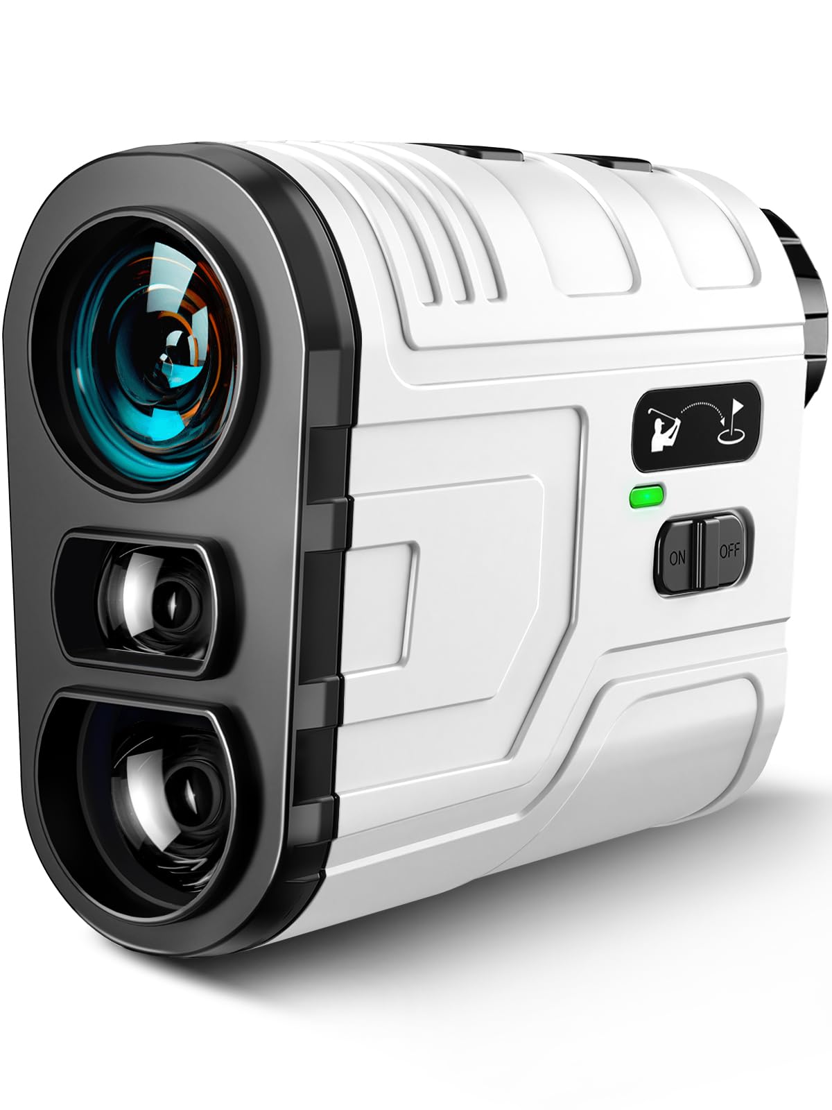 GLXY Golf rangefinder 1200 Yards Rangefinder with Slope Switch, Flag Pole Locking, Rechargeble range finder golf for Golf & Hunting