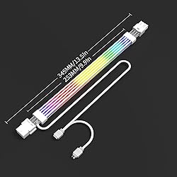 Sirlyr 8 Pin RGB GPU Cable,RGB PSU Cables Extension