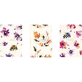 Eccolo World Traveler Floral Watercolor Pocket Jotters Set Of Three
